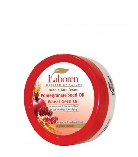 کرم دست و صورت کاسه‌ای لابورن حاوی روغن هسته انار