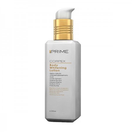 لوسیون روشن کننده بدن پریم مدل Corpex