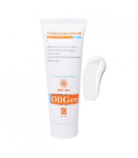 کرم ضد آفتاب با اثر ضد چروک الی ژن SPF 30 - مخصوص پوست خشک و معمولی