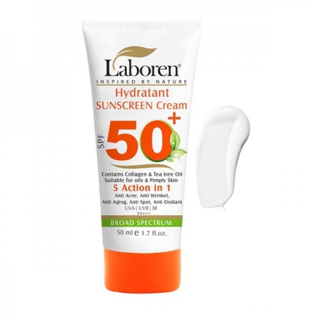 ضد آفتاب 5 کاره بی رنگ لابورن مناسب پوست چرب