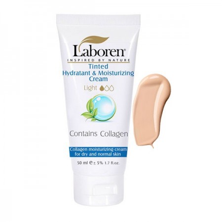 کرم آبرسان رنگی حاوی کلاژن لابورن مناسب پوست خشک