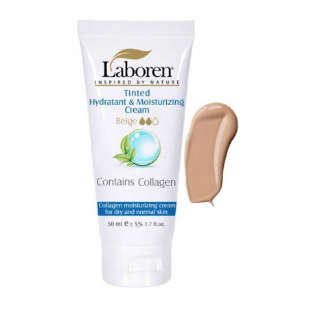 کرم آبرسان رنگی حاوی کلاژن لابورن مناسب پوست خشک