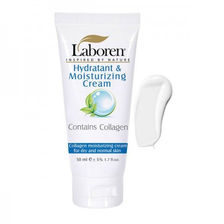 کرم آبرسان بی رنگ حاوی کلاژن لابورن مناسب پوست خشک