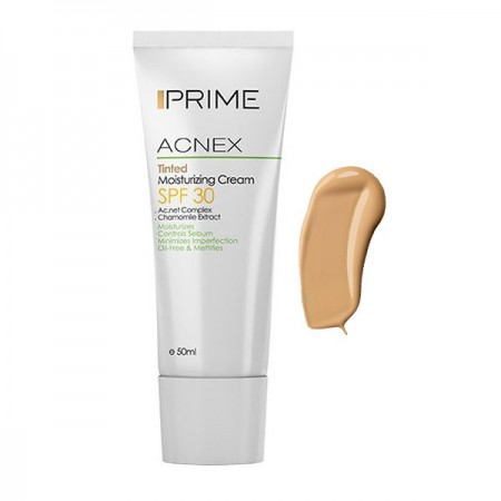 کرم مرطوب کننده رنگی SPF 30 پریم مدل Acnex