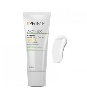 کرم مرطوب کننده بی رنگ SPF 30 پریم مدل Acnex