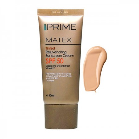 کرم ضد آفتاب رنگی جوان کننده پریم SPF50