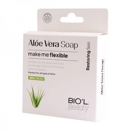 صابون آرایش پاک کن شیر کرمی آلوئه ورا بیول ضد التهاب