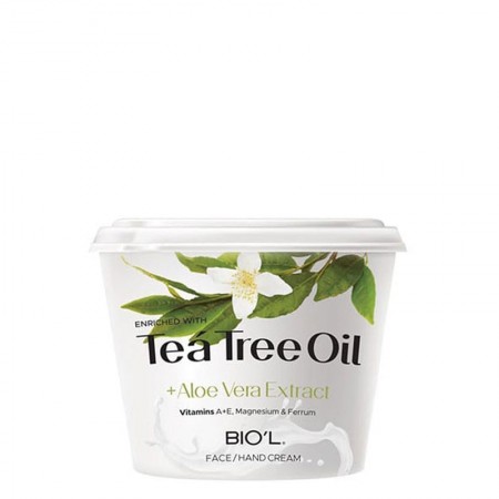 کرم مرطوب کننده Tea tree oil بیول کاسه ای حجم 250 میلی لیتر