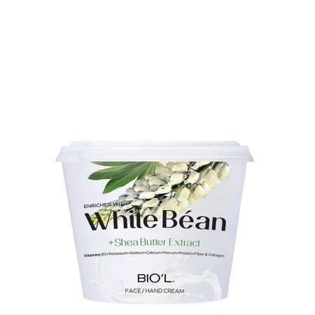 کرم مرطوب کننده white bean بیول کاسه ای حجم 250 میلی لیتر