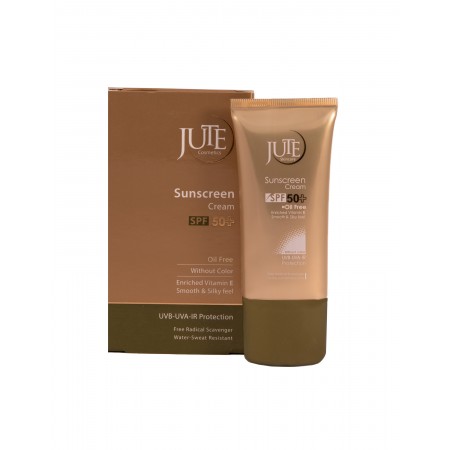 کرم ضد آفتاب بی رنگ SPF 50 ژوت مناسب پوست چرب
