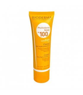کرم ضد آفتاب بی رنگ بایودرما مدل Photoderm Max Cream SPF100 مناسب پوست خشک تا نرمال