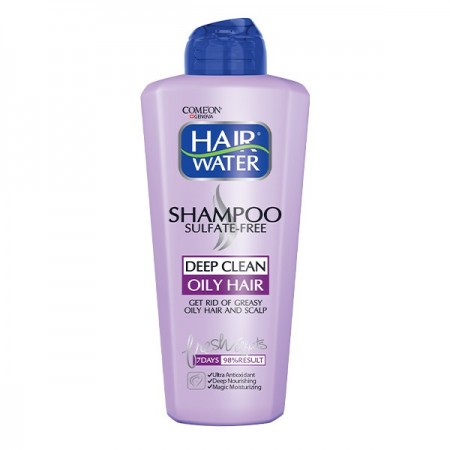 شامپو بدون سولفات هیرواتر کامان مناسب موهای چرب