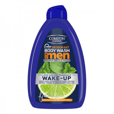 شامپو بدن ژلی کامان مدل مردانه Wake up