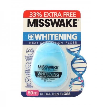 نخ دندان سفیدکننده میسویک | 50 متری
