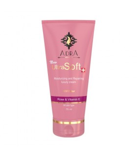 کرم مرطوب کننده تیوبی آدرا حاوی روغن گل سرخ و ویتامین E