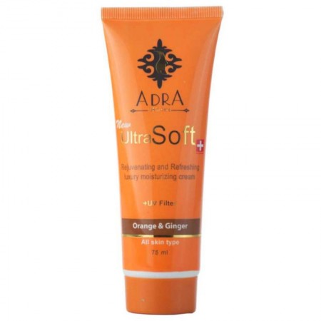 کرم جوان کننده و شاداب کننده تیوبی آدرا حاوی عصاره پرتقال و زنجبیل