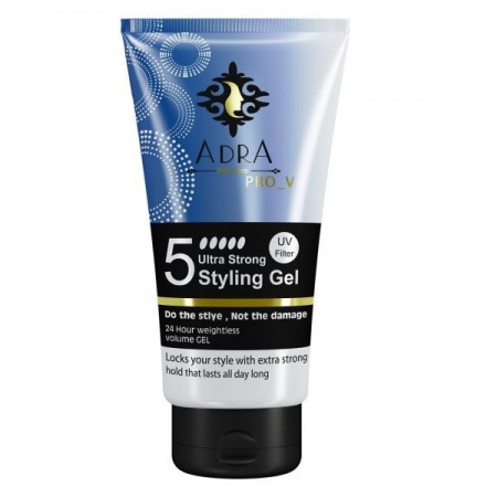 ژل حالت دهنده خیلی قوی موی سر آدرا حاوی آلوئه ورا