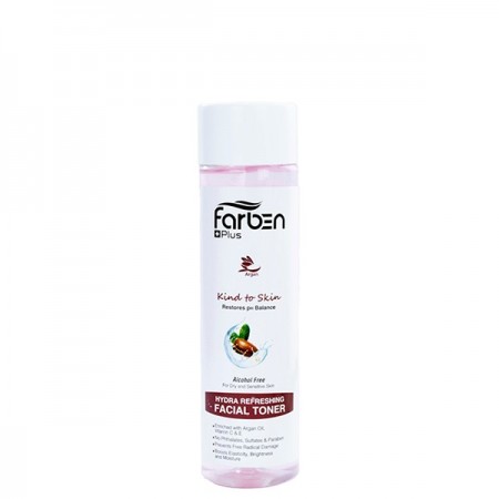 تونر پاک کننده پوست خشک و نرمال فاربن حاوی روغن آرگان