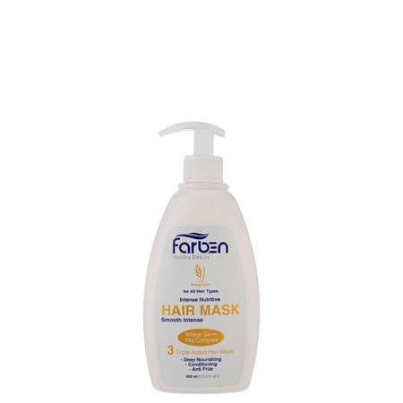 ماسک مو فاربن مناسب انواع مو حاوی روغن جوانه گندم