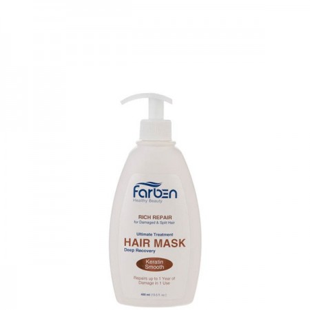 ماسک مو کراتینه فاربن مناسب موهای خشک و آسیب دیده