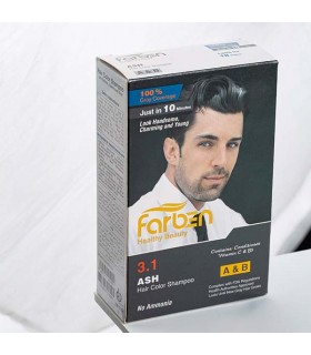 شامپو رنگ خاکستری مردانه فاربن