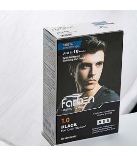 شامپو رنگ مشکی مردانه فاربن