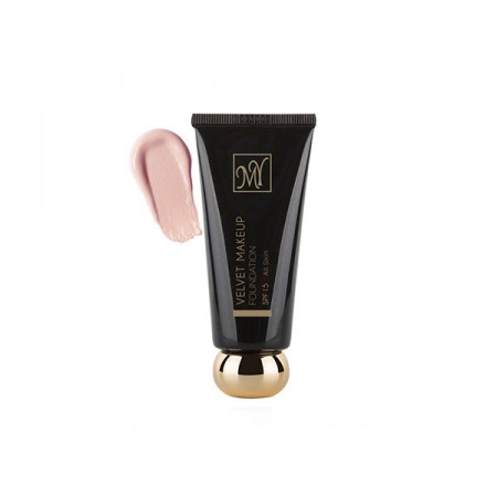 کرم پودر نیمه مات Velvet Makeup بلک دایموند مای