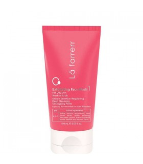 ژل شستشوی لایه بردار صورت لافارر مناسب پوست چرب و مستعد آکنه