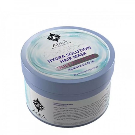 ماسک مو بدون سولفات کاسه ای حاوی هیالورونیک اسید آدرا با آبکشی