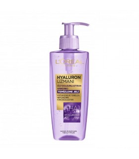 ژل شستشوی Hyaluron آبرسان لورال حاوی هیالورونیک اسید مناسب انواع پوست