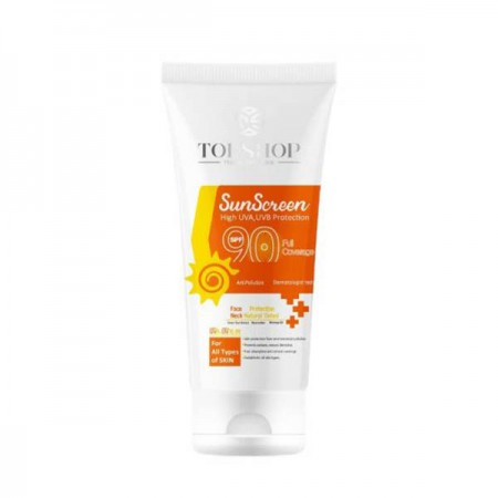 کرم ضد آفتاب بی رنگ تاپ شاپ SPF 90