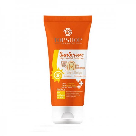 کرم ضد آفتاب رنگی تاپ شاپ SPF 50