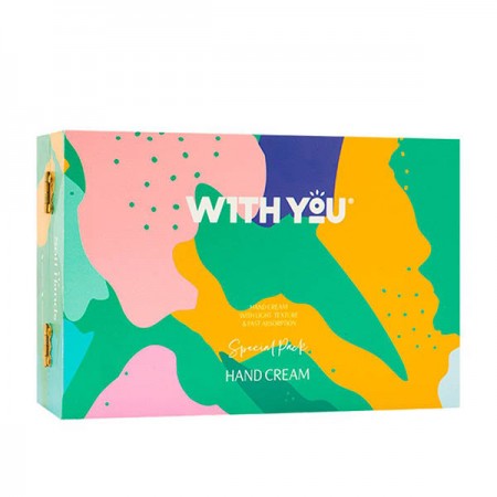 پک 8 عددی کرم مرطوب کننده دست ویت یو با جعبه چوبی