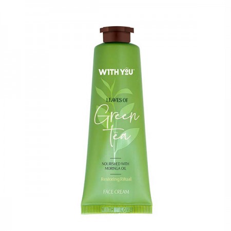 کرم مرطوب کننده و مغذی صورت ویت یو حاوی عصاره چای سبز و روغن مورینگا