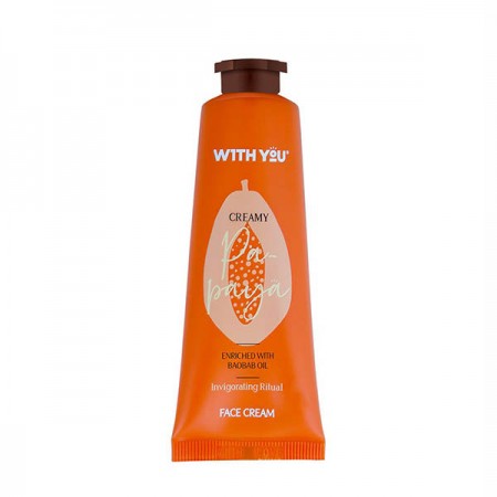 کرم مرطوب کننده و مغذی صورت ویت یو حاوی عصاره پاپایا و روغن بائوباب