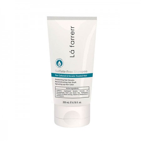 شامپو بدون سولفات لافارر مناسب موهای کراتینه و رنگ شده