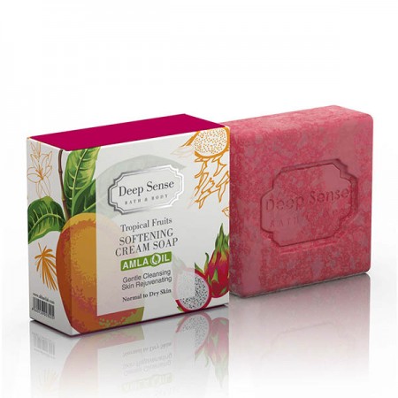صابون کرمی نرم کننده و مرطوب کننده تروپیکال دیپ سنس مناسب پوست خشک و معمولی