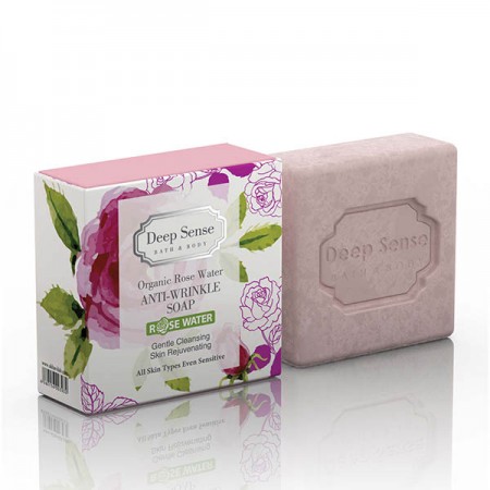صابون ضد چروک گلاب دیپ سنس مناسب انواع پوست