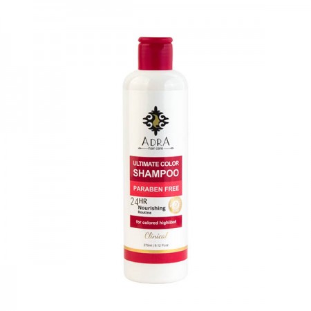 شامپو تثبیت کننده رنگ مو آدرا حاوی عصاره انار