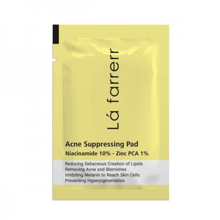پد ضد آکنه لافارر حاوی نیاسین آمید 10% و زینک پی سی آ 1% بسته 30 عددی