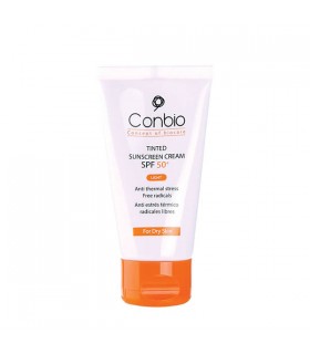 کرم ضد آفتاب رنگی کانبیو SPF +50 مناسب پوست خشک