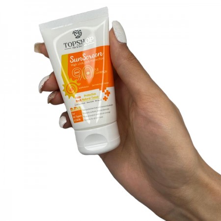 کرم ضد آفتاب بی رنگ تاپ شاپ SPF 90
