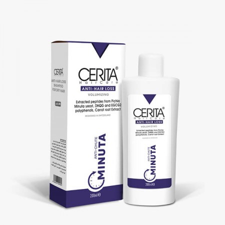 شامپو ضد ریزش مینوتا سریتا مناسب موهای خشک