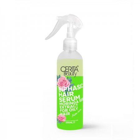 سرم دوفاز محافظ مو سریتا بیوتی مناسب موهای چرب