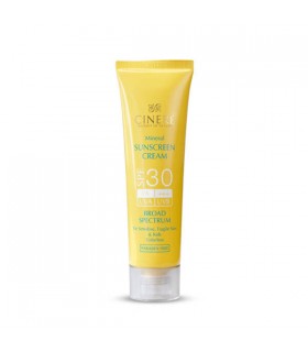 کرم ضد آفتاب بی رنگ و مینرال سينره SPF 30 مناسب پوست نازک، حساس و کودکان