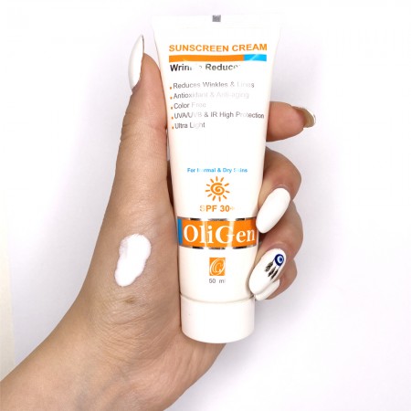 کرم ضد آفتاب بی‌رنگ مخصوص پوست خشک و معمولی الی ژن