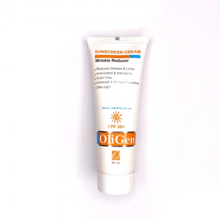 کرم ضد آفتاب بی‌رنگ مخصوص پوست خشک و معمولی الی ژن