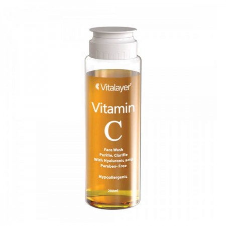 ژل شستشوی صورت ویتامین C ویتالیر