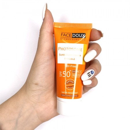 کرم ضد آفتاب فتوزوم بی رنگ فیس دوکس SPF +50