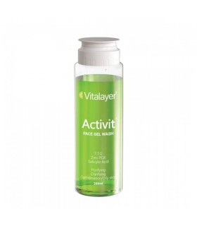 ژل شستشوی پوست چرب اکتی ویت ویتالیر